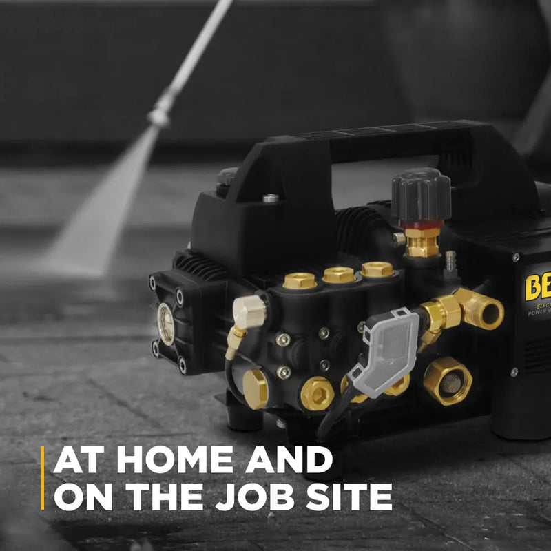 1,500 PSI 1.6 GPM 1.5 HP Portable Electric Pressure Washer – P1515EPN BE Power Equipment