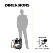 1,500 PSI 2.0 GPM 2.0 HP Wall Mount Electric Pressure Washer with a Baldor Motor and CP Triplex Pump - X-1520FW1ARH BE Power Equipment