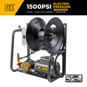 1,500 PSI 2.0 GPM 2.0 HP Wall Mount Electric Pressure Washer with a Baldor Motor and General Triplex Pump - X-1520FW1GENH BE Power Equipment