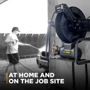 1,500 PSI 2.0 GPM 2.0 HP Wall Mount Electric Pressure Washer with a Baldor Motor and General Triplex Pump - X-1520FW1GENH BE Power Equipment