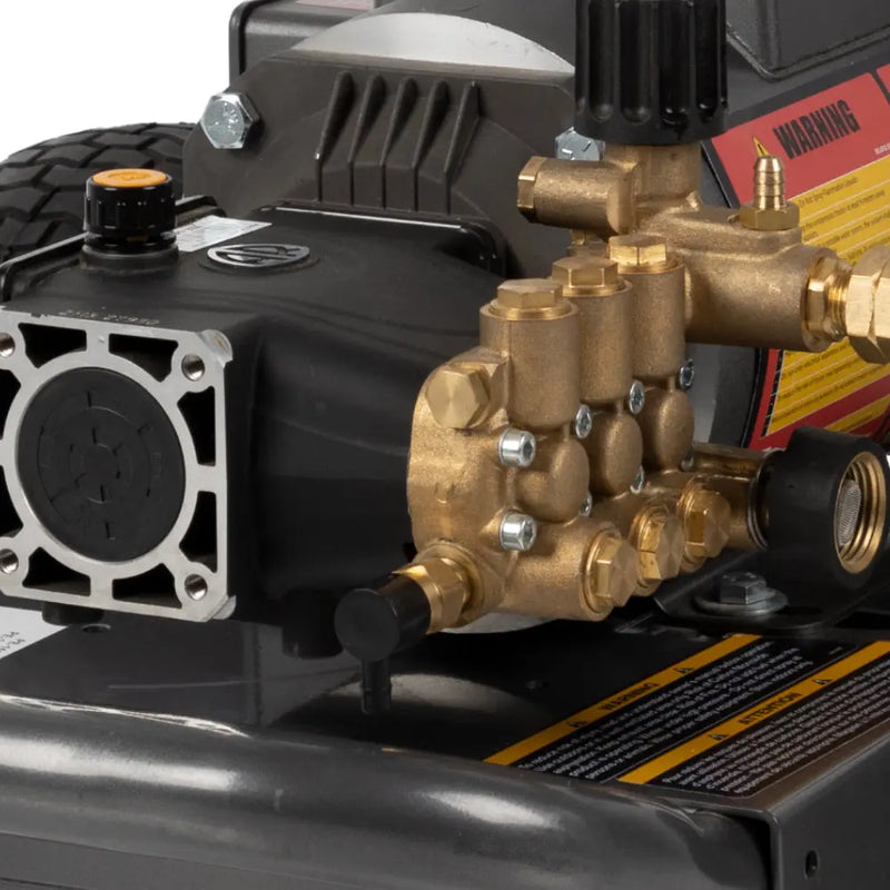 1,500 PSI 2.0 GPM Electric Pressure Washer with Baldor Motor and AR Triplex Pump - PE-1520EW1A BE Power Equipment