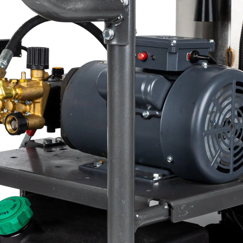 1,500 PSI 2.0 GPM Hot Water Pressure Washer with TechTop Motor and CP Triplex Pump - HW152EA BE Power Equipment