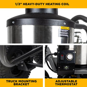 1,500 PSI 2.0 GPM Hot Water Pressure Washer with TechTop Motor and CP Triplex Pump - HW152EA BE Power Equipment