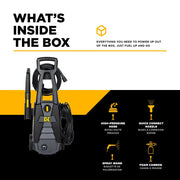 1,700 PSI 1.7 GPM Electric Power Washer with Powerease Motor and AR Axial Pump - P1715EN BE Power Equipment