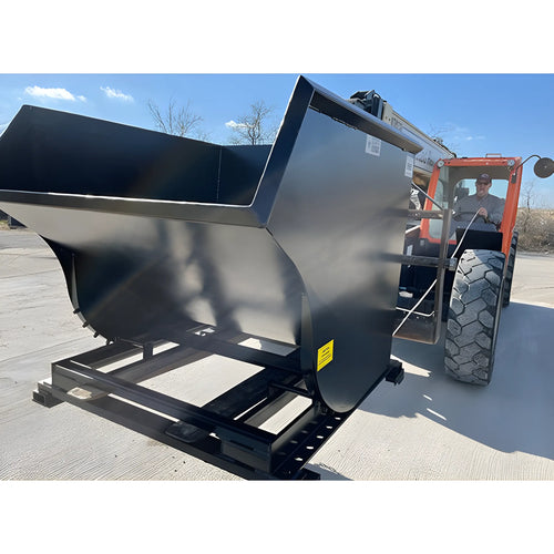 2.5 cuyd Self-Dump Hopper Operating Front