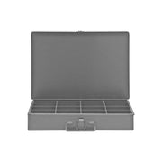 Durham Small, Steel, Compartment Box, 16 Compartments, Gray (Pack of 6)