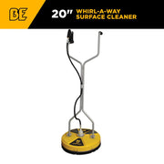 20" Whirl-A-Way Pressure Washer Surface Cleaner BE Power Equipment