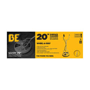 20" Whirl-A-Way Pressure Washer Surface Cleaner BE Power Equipment