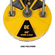 20" Whirl-A-Way Pressure Washer Surface Cleaner BE Power Equipment