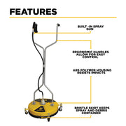 20" Whirl-A-Way Surface Cleaner BE Power Equipment