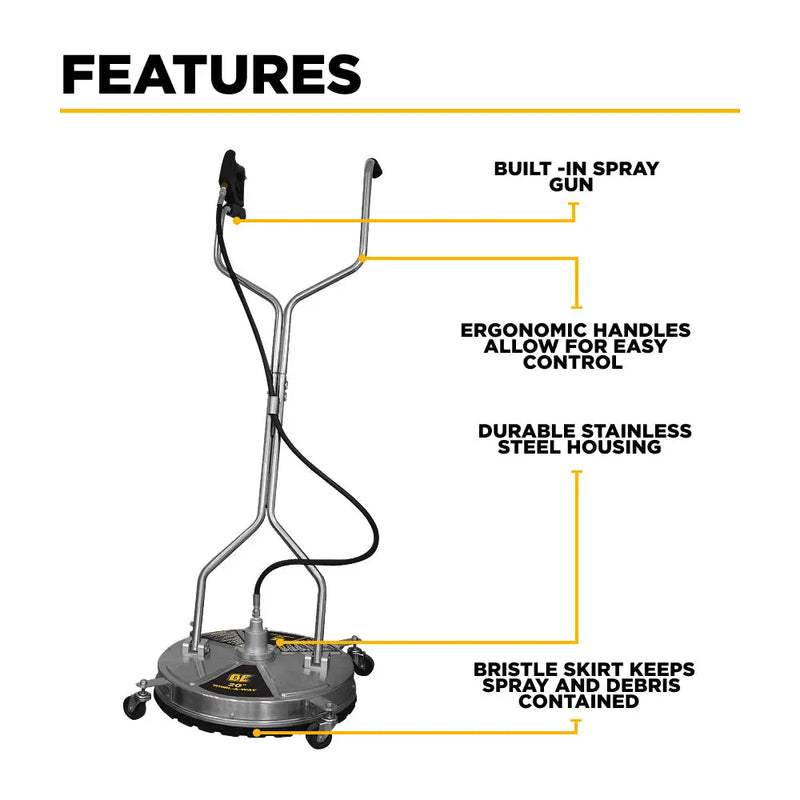 20" Whirl-A-Way Surface Cleaner BE Power Equipment