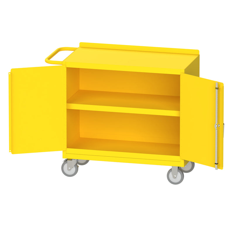 Durham Spill Control Cart With 5" X 1-1/4" Polyurethane Casters