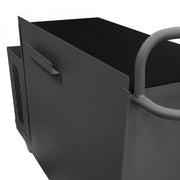 Durham 14 Gauge, Lockable, Maintenance Cart, With 9 Yellow Hook-On Bins, 1 Shelf, 6 Drawers