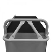 Durham 14 Gauge, Lockable, Maintenance Cart, With 9 Yellow Hook-On Bins, 1 Shelf, 6 Drawers