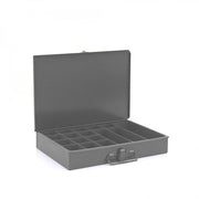 Durham Individual, Small, Steel, Compartment Box, 17 Compartments, Gray (Pack of 6)