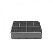 Durham Small, Polypropylene, 16 Compartment Insert, Gray