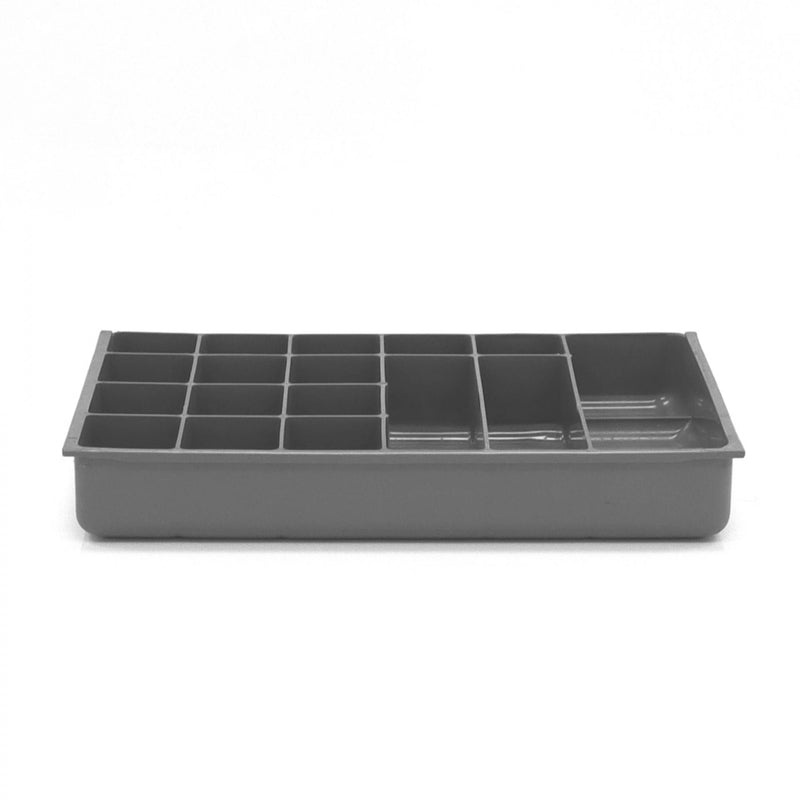 Durham Small, Polypropylene, 17 Compartment Insert, Gray