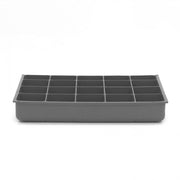 Durham Small, Polypropylene, 20 Compartment Insert, Gray