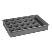 Durham Small, Polypropylene, 21 Compartment Insert, Gray