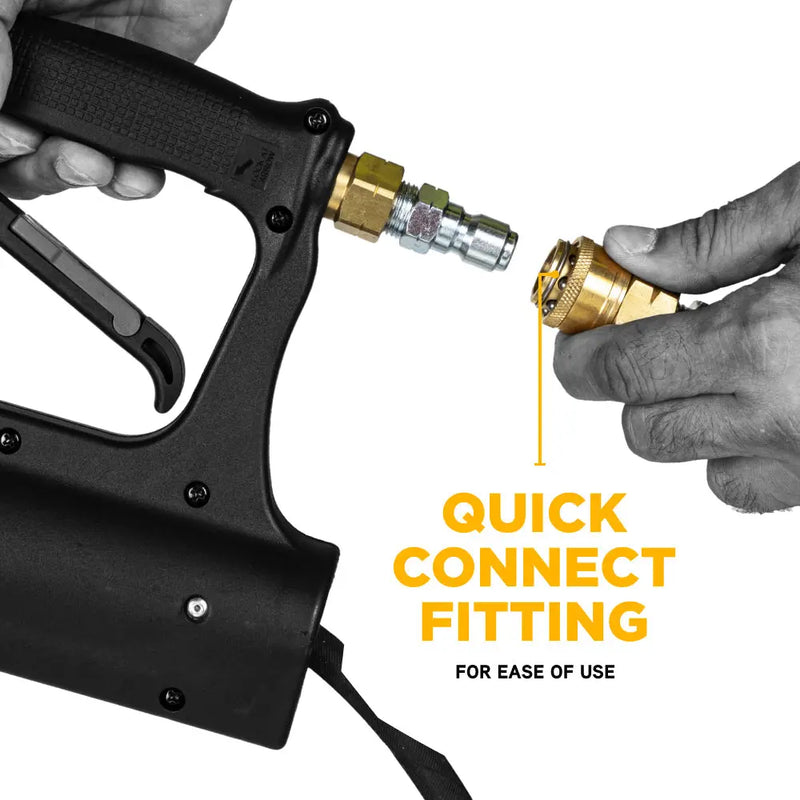 24' Telescoping Pressure Washer Wand Extended Reach BE Power Equipment