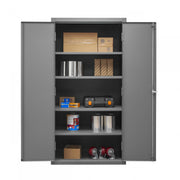 Durham Cabinet, 16 Gauge, 36 x 24 x 84, 4 Adjustable Shelves, Flush Doors, Lockable