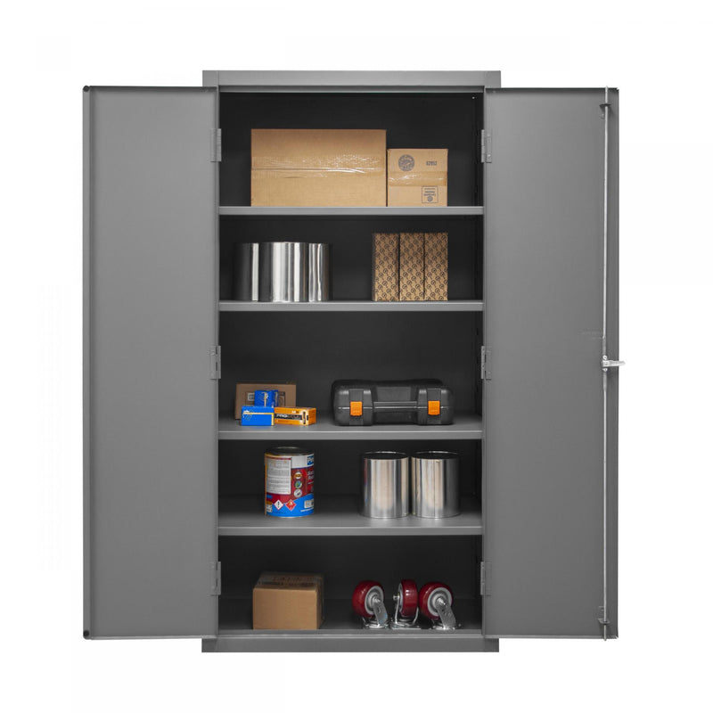 Durham Cabinet, 16 Gauge, 36 x 24 x 84, 4 Adjustable Shelves, Flush Doors, Lockable