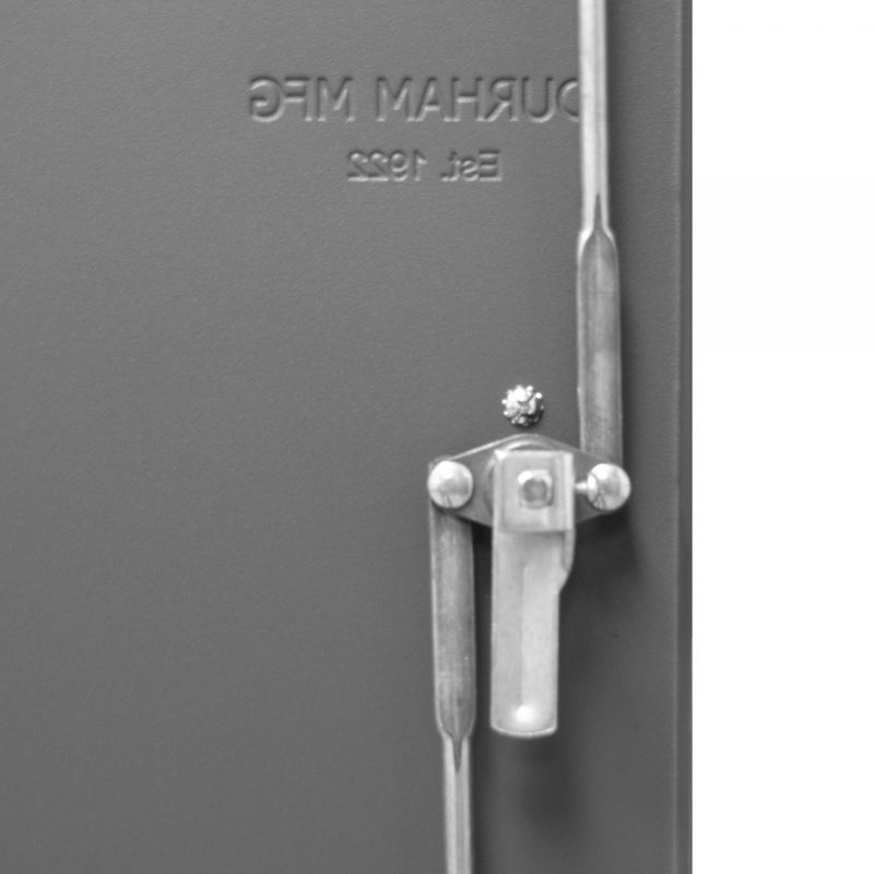 Durham Cabinet, 16 Gauge, 36 x 24 x 84, 4 Adjustable Shelves, Flush Doors, Lockable