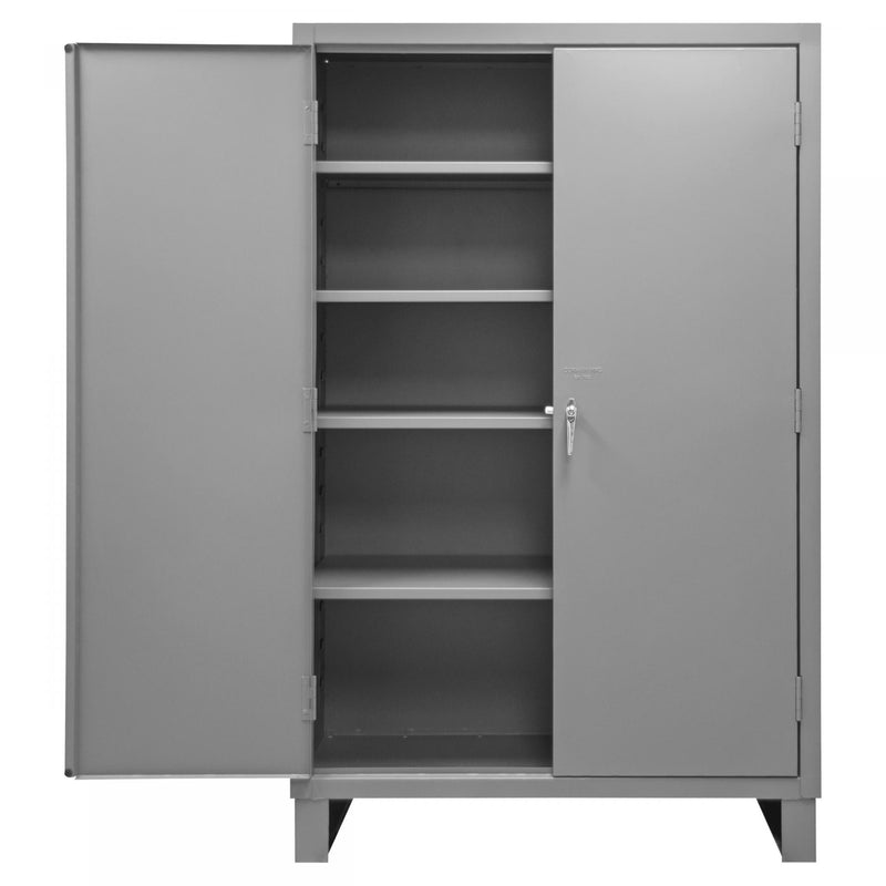 Durham Cabinet, 16 Gauge, 48 x 24 x 78, 4 Adjustable Shelves, Flush Doors, Lockable