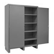 Durham Cabinet, 16 Gauge, 60 x 24 x 84, 4 Adjustable Shelves, Flush Doors, Lockable