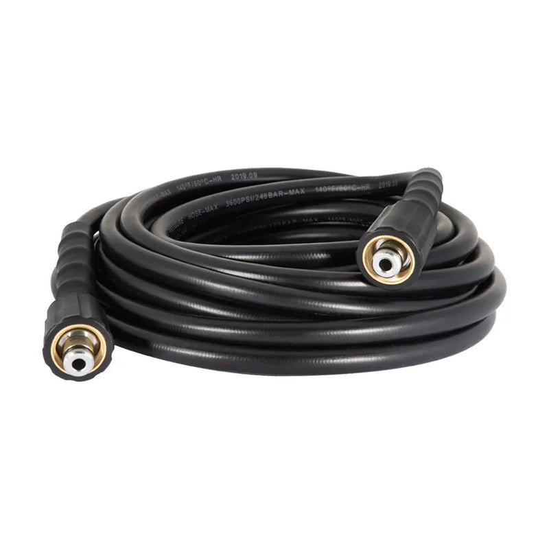 25' 1/4" Pressure Washer Hose for M22 Fitting BE Power Equipment
