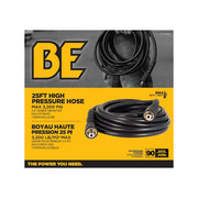 25' 1/4" Pressure Washer Hose for M22 Fitting BE Power Equipment