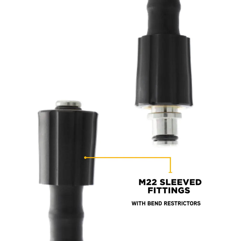 25' 3200PSI 1/4" Thermoplastic Hose BE Power Equipment