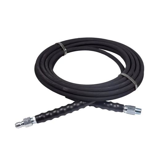 25' 4000PSI 1/4" Rubber Hose BE Power Equipment
