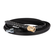 25' x 1/4" 4000 PSI Steel Braid Pressure Washer Hose with Quick Connect Fittings BE Power Equipment
