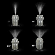 25° 1/4" MEG Spray Pressure Washer Nozzle - 2.5 Orifice BE Power Equipment