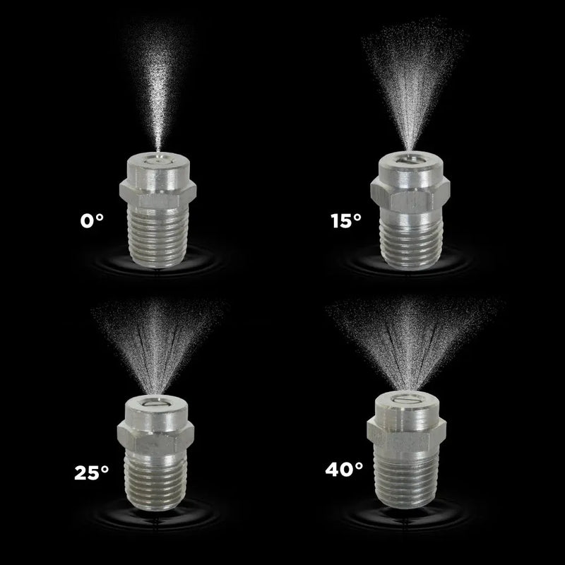 25° 1/4" MEG Spray Pressure Washer Nozzle - 2.5 Orifice BE Power Equipment