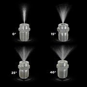 25° 1/4" MEG Spray Pressure Washer Nozzle - 3.5 Orifice BE Power Equipment