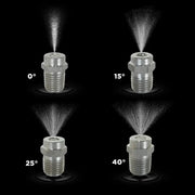 25° 1/4" MEG Spray Pressure Washer Nozzle - 4.5 Orifice BE Power Equipment