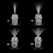 25° 1/4" MEG Spray Pressure Washer Nozzle - 5.5 Orifice BE Power Equipment