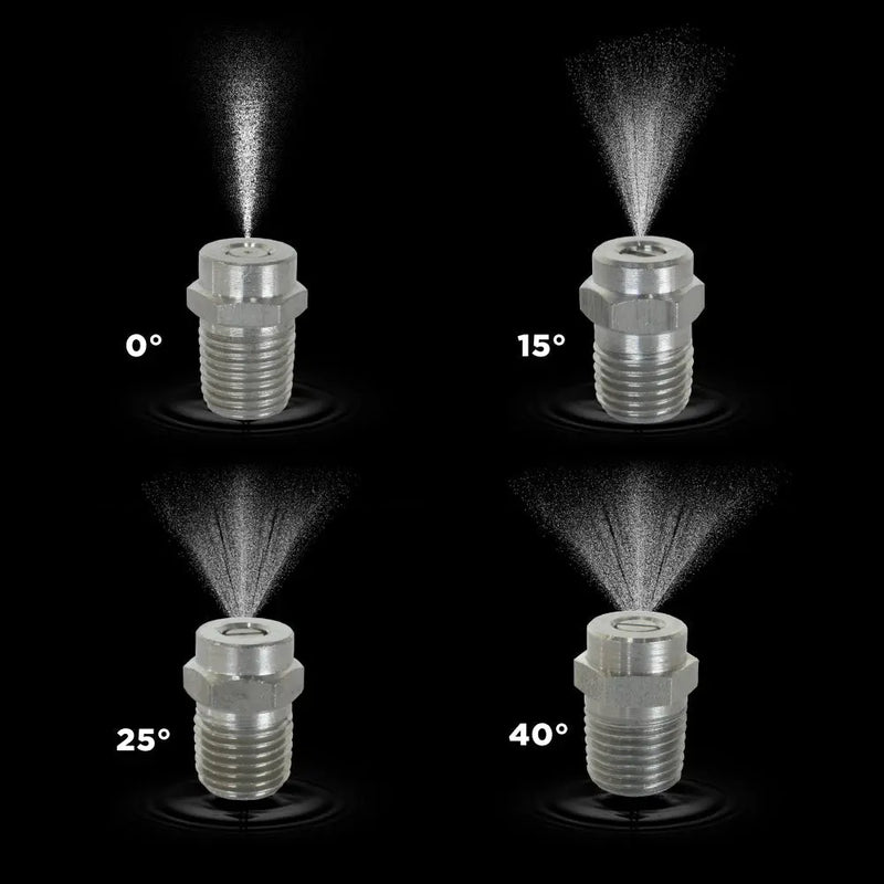 25° 1/4" MEG Spray Pressure Washer Nozzle - 7.5 Orifice BE Power Equipment