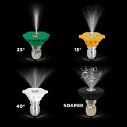 25° Quick Connect Pressure Washer Nozzle – 3.0 Orifice - Retail Ready Packaging BE Power Equipment