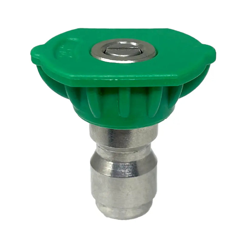 25° Quick Connect Spray Pressure Washer Green Nozzle - 3.0 Orifice BE Power Equipment