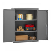 Durham Cabinet, 16 Gauge, 36 x 18 x 48, 2 Adjustable Shelves, Flush Doors, Lockable