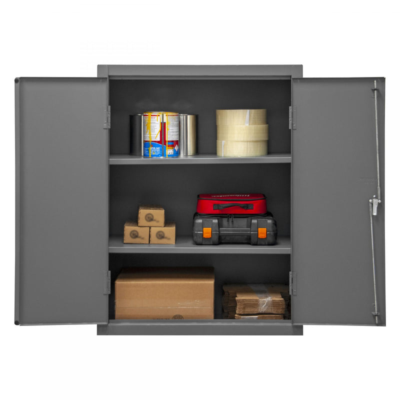 Durham Cabinet, 16 Gauge, 36 x 18 x 48, 2 Adjustable Shelves, Flush Doors, Lockable