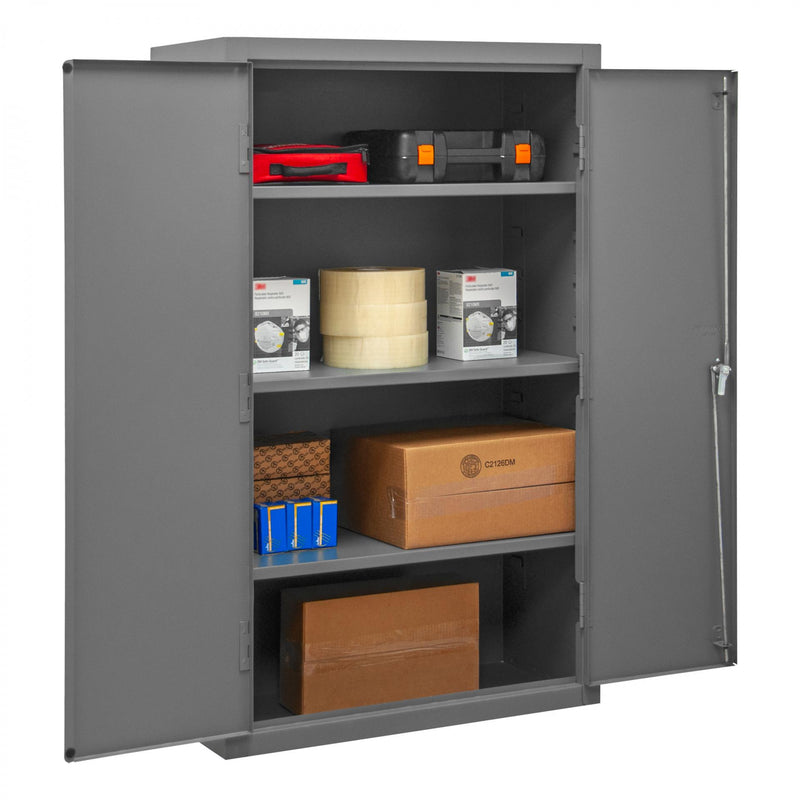 Durham Cabinet, 16 Gauge, 36 x 18 x 60, 3 Adjustable Shelves, Flush Doors, Lockable