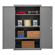 Durham Cabinet, 16 Gauge, 36 x 18 x 60, 3 Adjustable Shelves, Flush Doors, Lockable