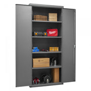 Durham Cabinet, 16 Gauge, 36 x 18 x 84, 4 Adjustable Shelves, Flush Doors, Lockable