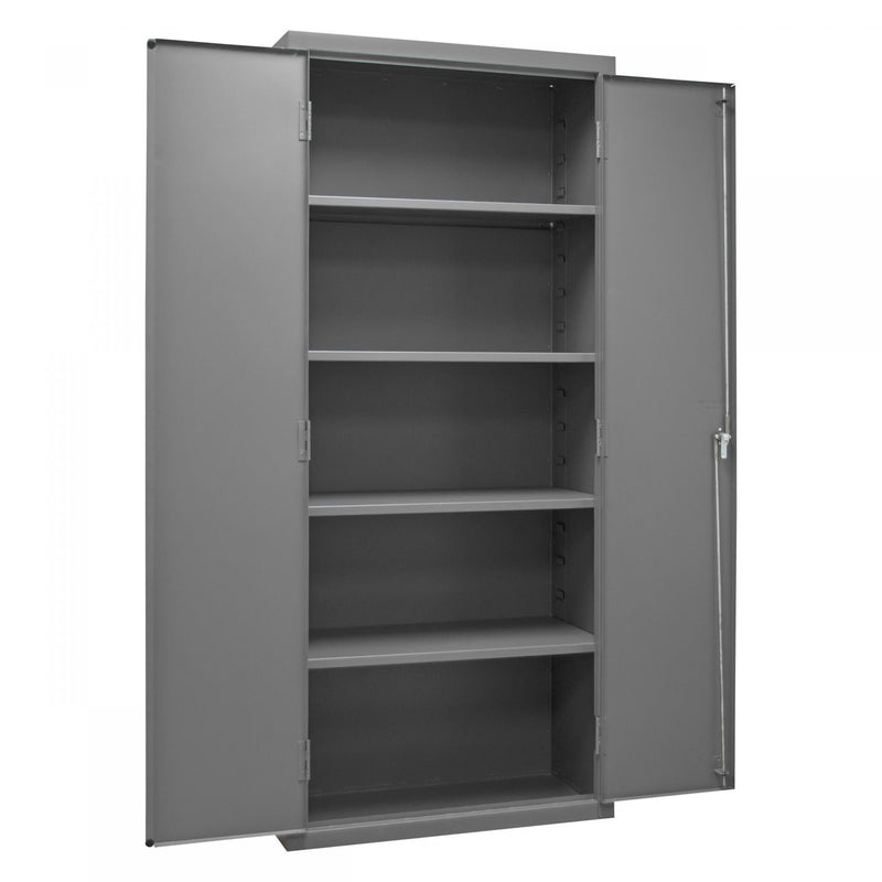 Durham Cabinet, 16 Gauge, 36 x 18 x 84, 4 Adjustable Shelves, Flush Doors, Lockable