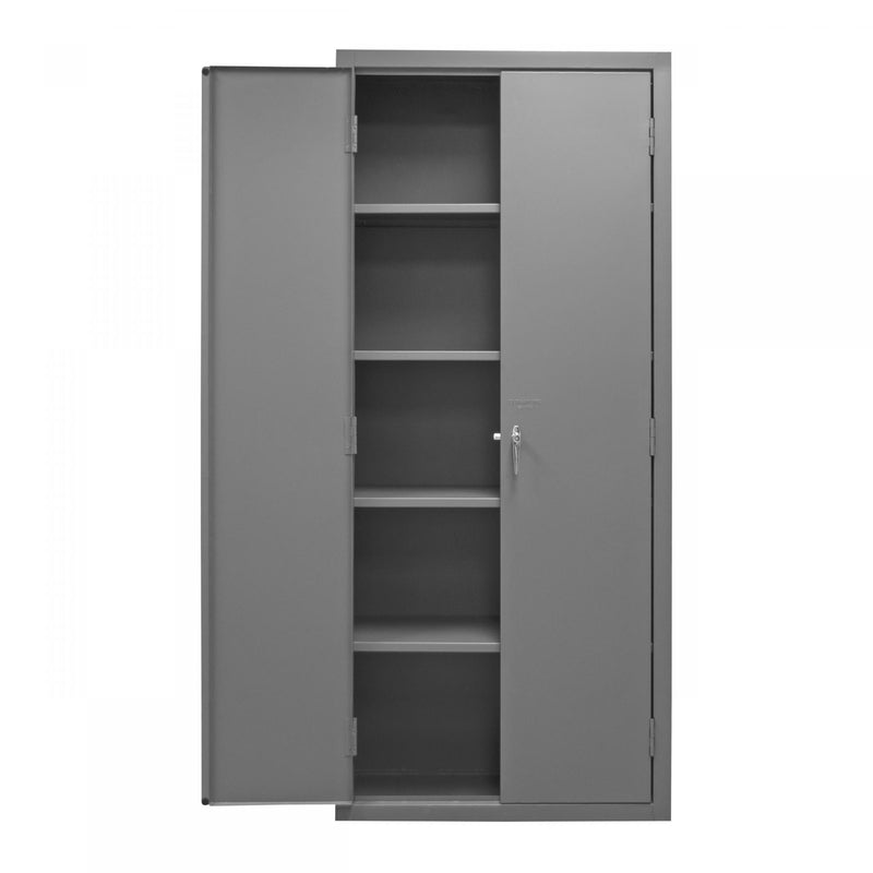 Durham Cabinet, 16 Gauge, 36 x 18 x 84, 4 Adjustable Shelves, Flush Doors, Lockable