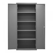 Durham Cabinet, 16 Gauge, 36 x 18 x 84, 4 Adjustable Shelves, Flush Doors, Lockable